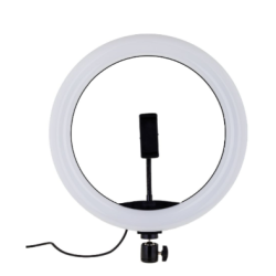 Кільцева лампа для селфі MJ-33 (33см) RGB LED