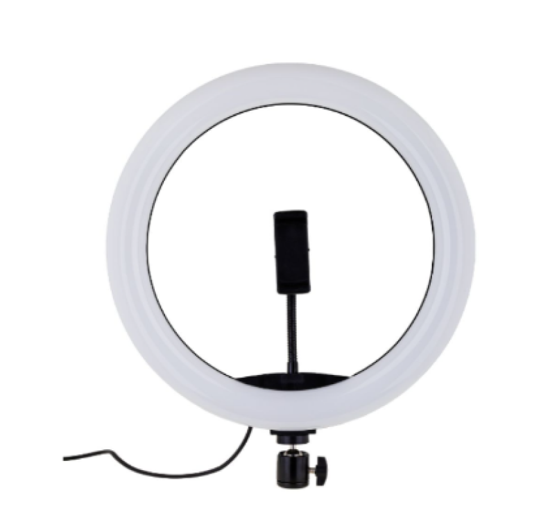 Кільцева лампа для селфі MJ-33 (33см) RGB LED