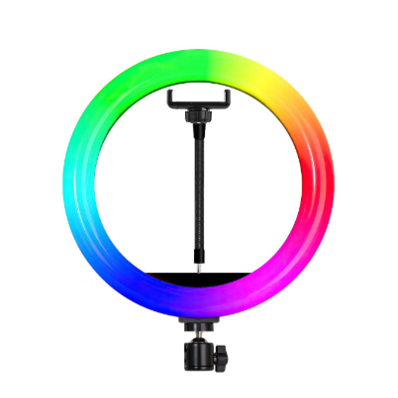Кольцевая лампа для селфи MJ-33 (33см) RGB LED