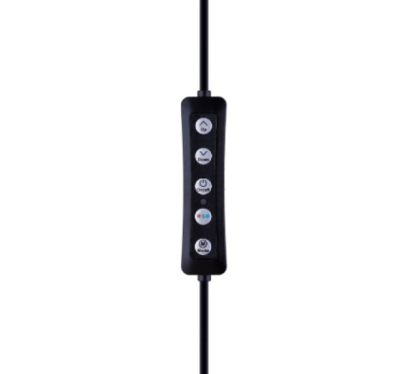 Кільцева лампа для селфі MJ-33 (33см) RGB LED
