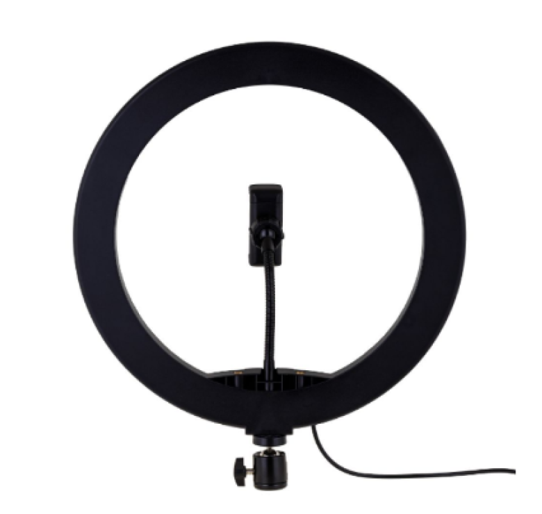Кільцева лампа для селфі MJ-33 (33см) RGB LED