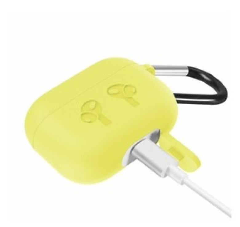 Чохол Silicon для AIRPODS PRO PROTECTIVE CASE / Жовтий