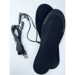 Устілки з підігрівом від USB Універсальні / Устілки від USB Power Bank р. 35-40 / Чорний