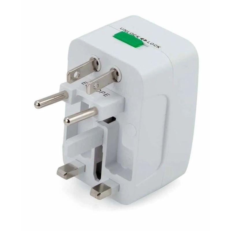 Адаптер All-in-One конвертер (1287), мережевий перехідник, білий