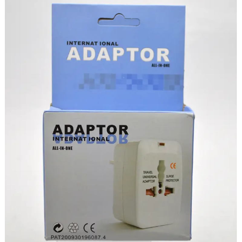 Адаптер All-in-One конвертер (1287), мережевий перехідник, білий