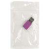 Перехідник USB 3.0 TU001 / USB - Type-C / Металевий / Розовий