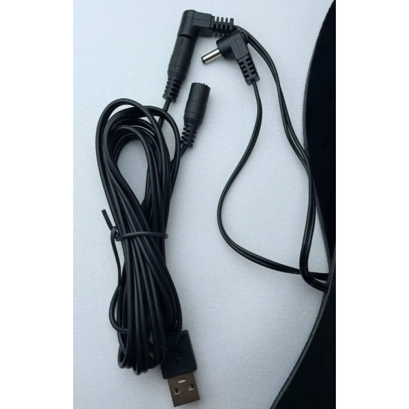 Стельки с подогревом от USB Универсальные / Стельки от USB Power Bank р. 40-44 / Черный