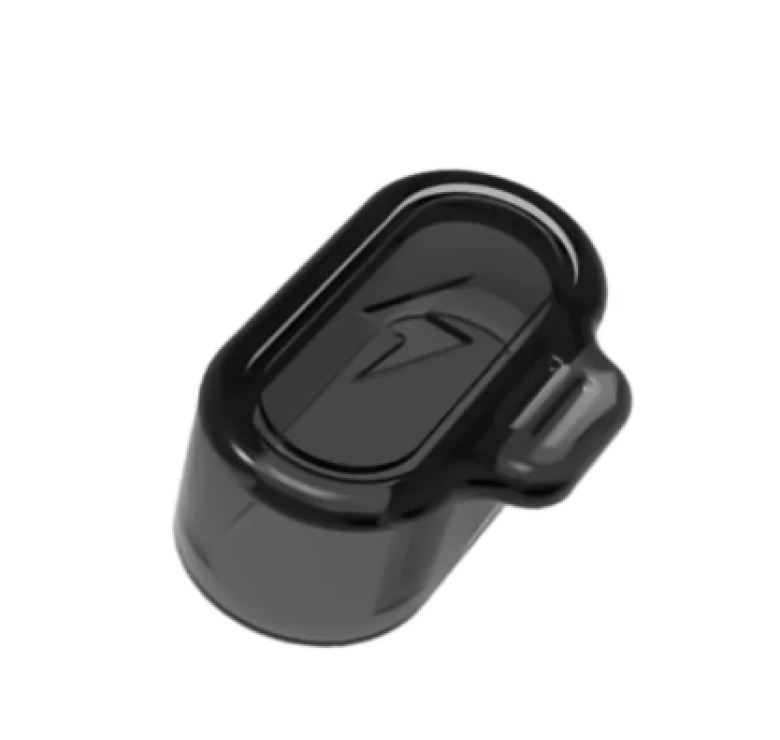 Силіконова заглушка для зарядного порту Garmin - чорний + прозорий
