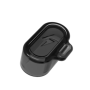 Силіконова заглушка для зарядного порту Garmin - чорний + прозорий