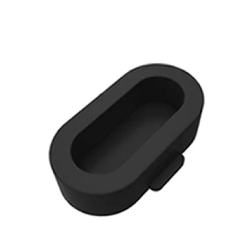 Силиконовая заглушка для защиты зарядного порта часов Garmin / Черний