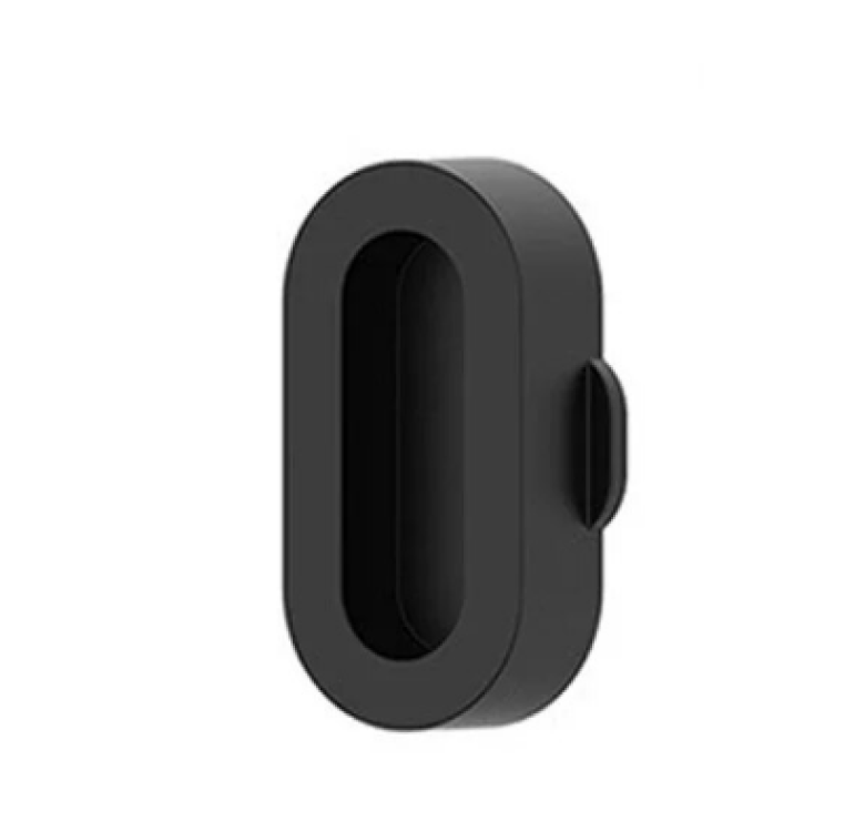 Силікована заглушка для захисту зарядного порта годинників Garmin / Чорний