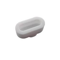 Силиконовая заглушка для защиты зарядного порта часов Garmin / Белый