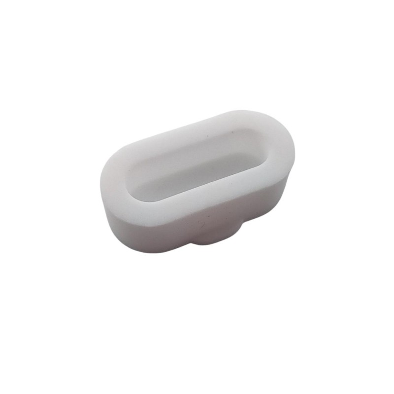 Силиконовая заглушка для защиты зарядного порта часов Garmin / Белый