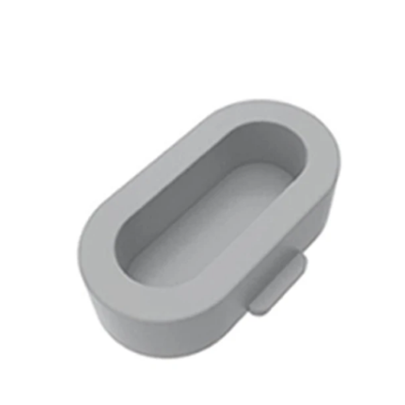 Силікована заглушка для захисту зарядного порта годинників Garmin / Сірий