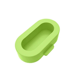 Силікована заглушка для захисту зарядного порта годинників Garmin / Салатовий