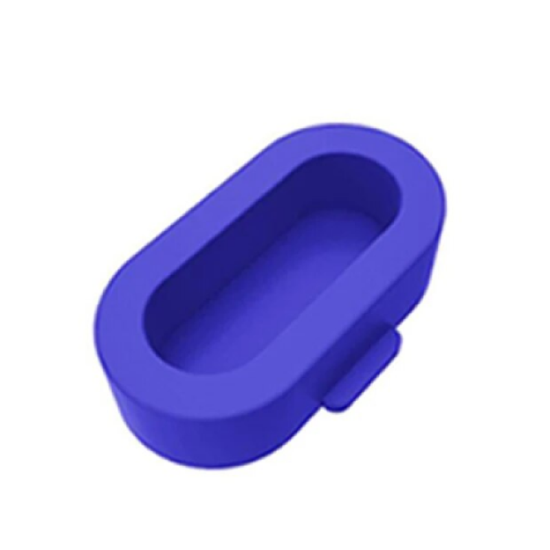 Силиконовая заглушка для защиты зарядного порта часов Garmin / Синий