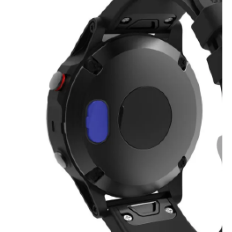 Силиконовая заглушка для защиты зарядного порта часов Garmin / Синий