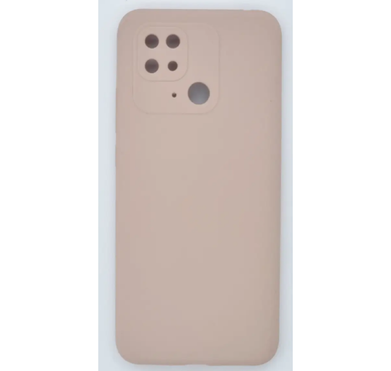 Чохол Fashion Silicone case (матовий) для Xiaomi Redmi 10C / Бежевий