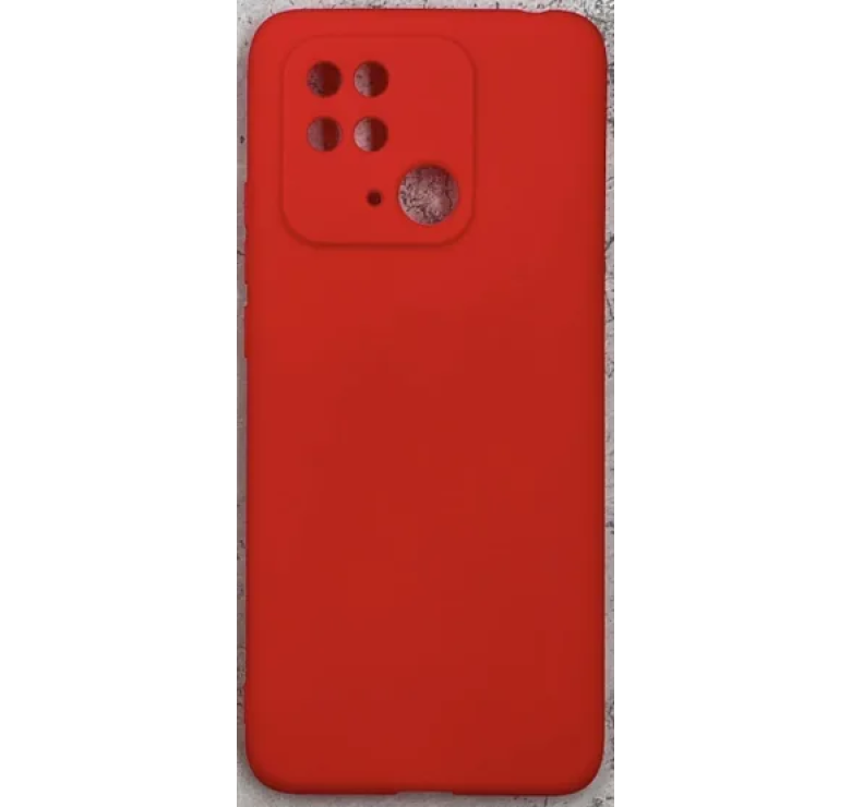 Чохол Fashion Silicone case (матовий) для Xiaomi Redmi 10C / Червоний