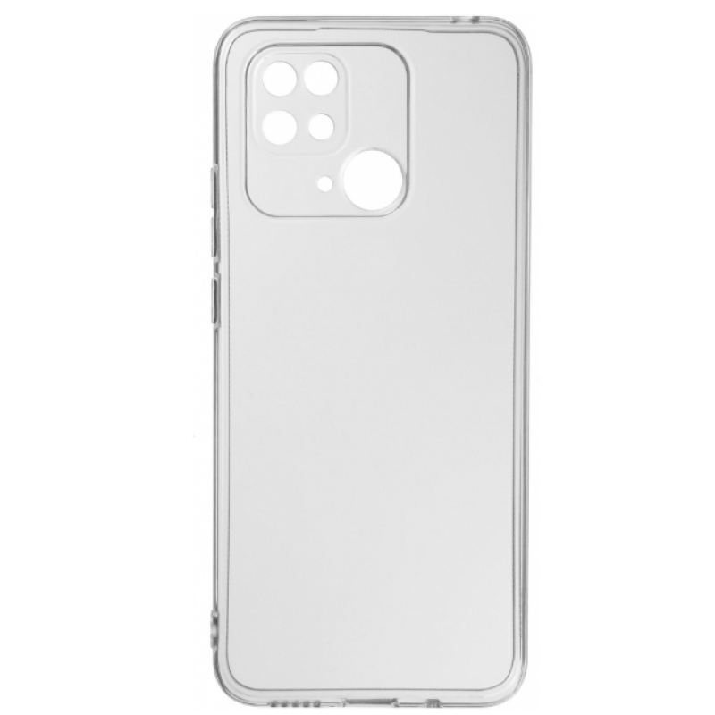Чехол Oucase (бампер) для Xiaomi Redmi 10c / Силиконовый чехол / Прозрачный