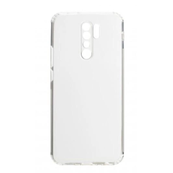 Силіконова накладка (бампер) для смартфона Xiaomi Redmi 9 / чохол SMTT / Прозорий