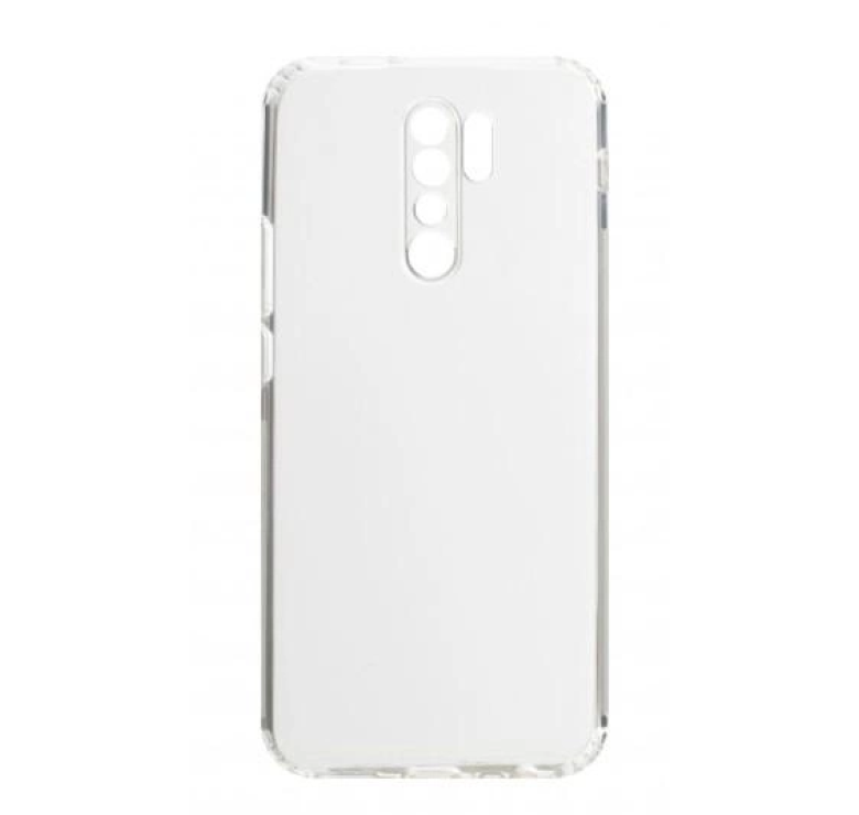 Силіконова накладка (бампер) для смартфона Xiaomi Redmi 9 / чохол SMTT / Прозорий
