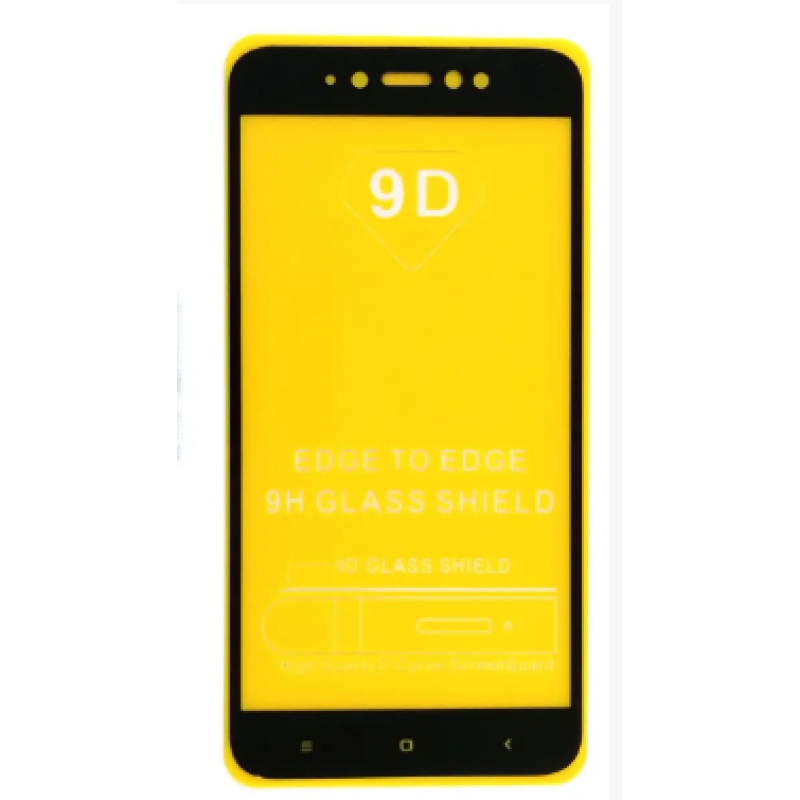 Загартоване захисне скло на Xiaomi Redmi Note 5A Prime Чорне Повне покриття