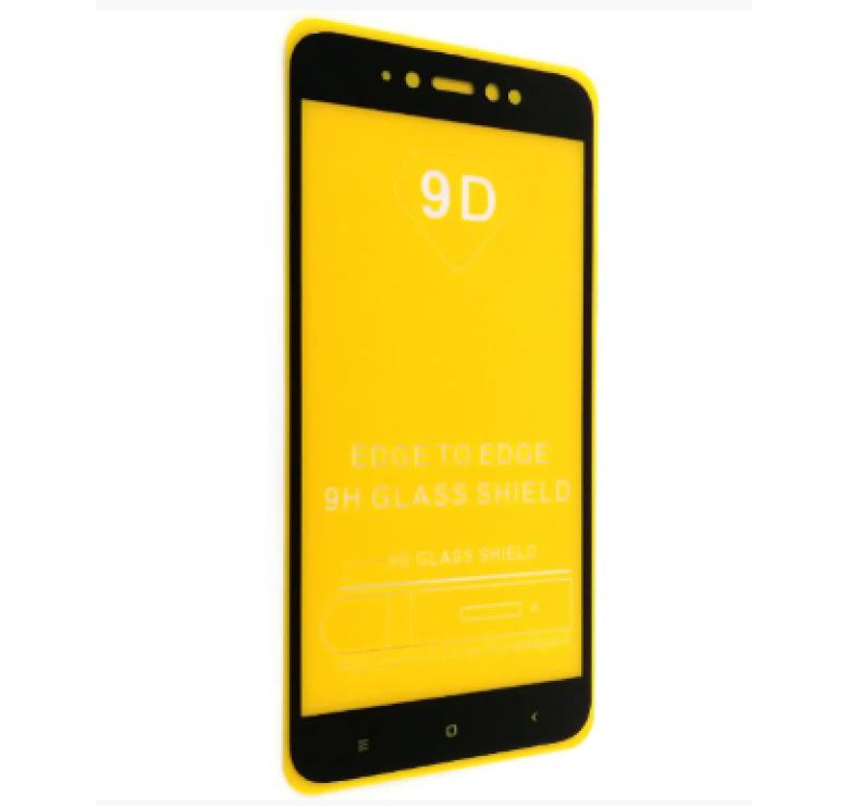 Загартоване захисне скло на Xiaomi Redmi Note 5A Prime Чорне Повне покриття