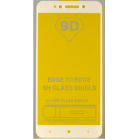 Загартоване захисне скло на Xiaomi Redmi Note 5A Біле / Повне покриття