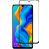Загартоване захисне скло на Huawei Nova 4е / Чорна рамка