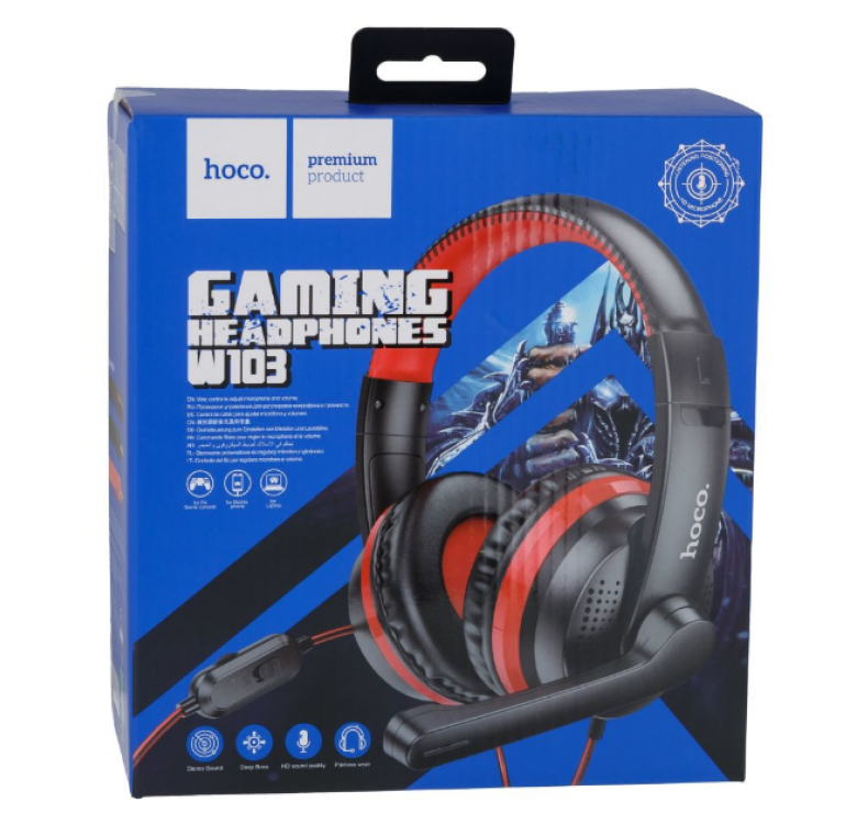 Наушники HOCO W103 headphones / Красный