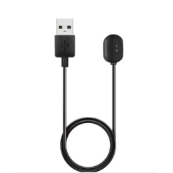 Магнитный USB кабель A1712 на часы Xiaomi Huami Amazfit Cor 2 / Xiaomi Huami Amazfit Midong / 100 см / Черный