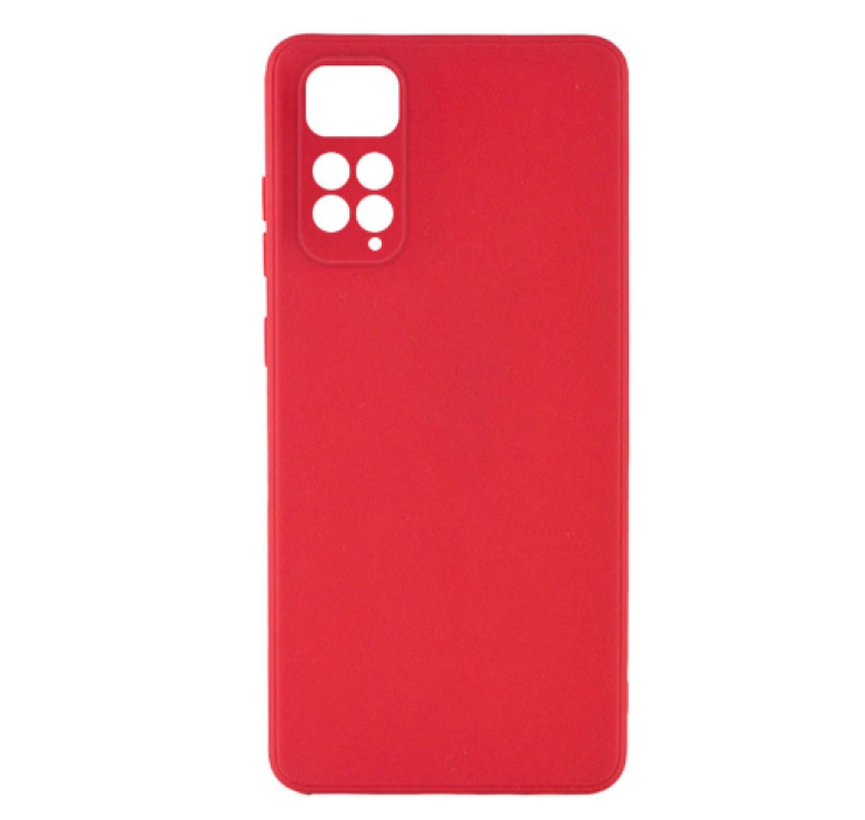 Чохол Fashion Silicone case (матовий) для Xiaomi Redmi 11S / Червоний