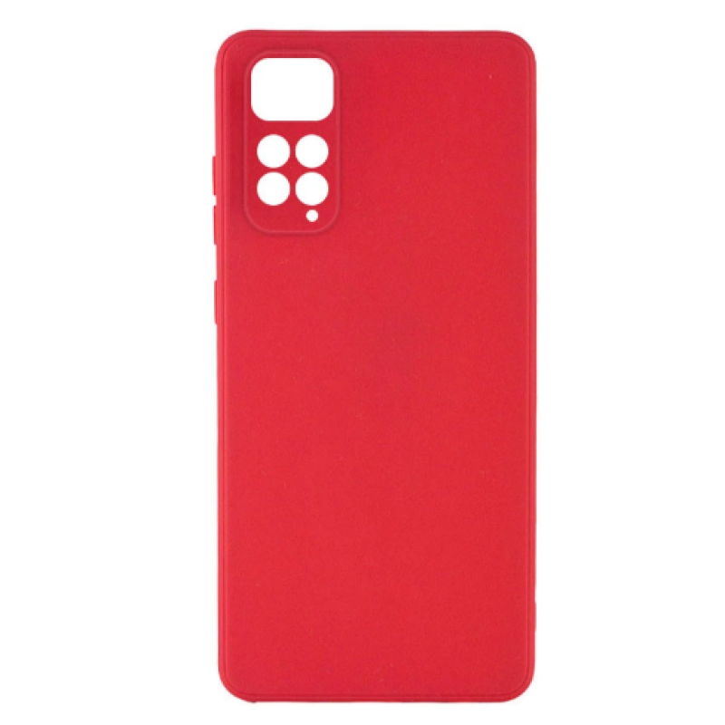 Чехол Fashion Silicone case (матовый) для Xiaomi Redmi 11S / Красный