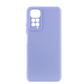Чохол Fashion Silicone case (матовий) для Xiaomi Redmi 11S / Бузковий