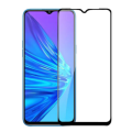 Загартоване захисне скло на смартфон Realme 5 / Чорна рамка