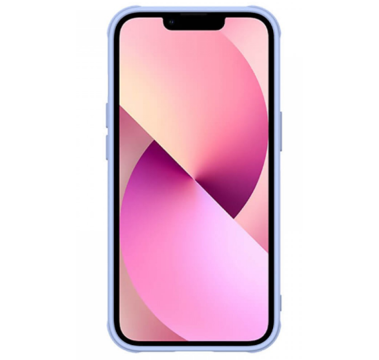 Накладка Nillkin ударостійка з захистом камери для Apple iPhone 13 Pro (6.1'') / Бузковий