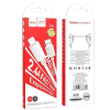 Кабель Hoco X88 / Lightning - USB для Iphone / Швидка зарядка до 2.4 ампера / 1 метр / Білий