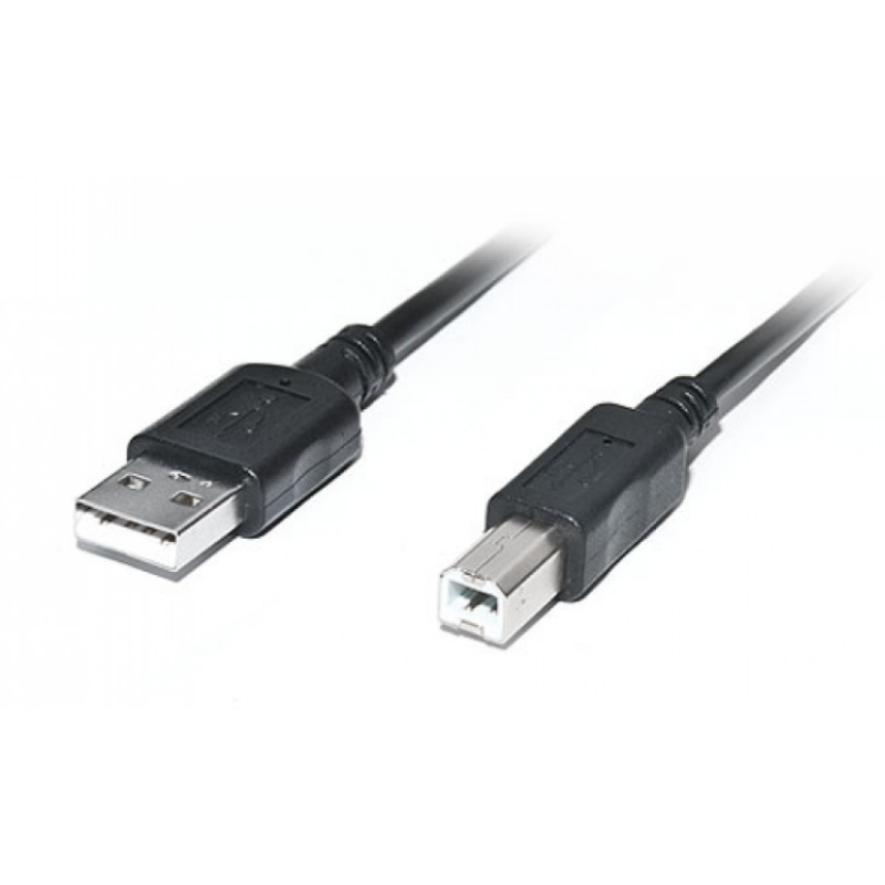 Кабель для принтера 5м (USB 2.0 AM-BM) Чорний