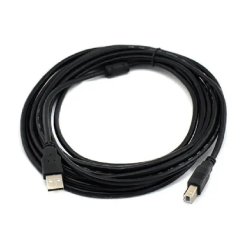Кабель для принтера (сканера) USB 2.0 AM-BM / 5 метрів / Чорний