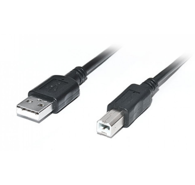 Кабель для принтера (сканера) USB 2.0 AM-BM / 1.5 метра / Чорний