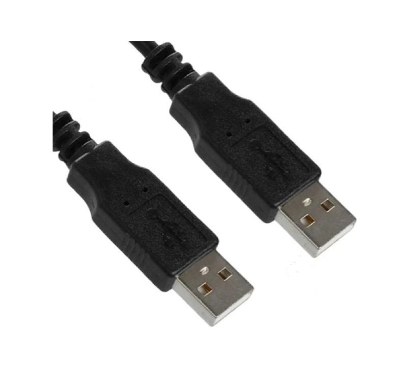 Кабель USB type A - USB type A Cable / Кабель USB-USB / 1.5 метра / Чорний