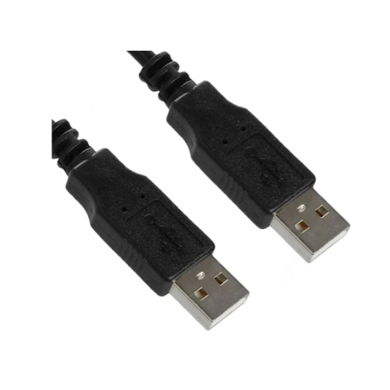 Кабель USB 2.0 Type-A на Type-A (Тато-Тато) 1.5 м Чорний