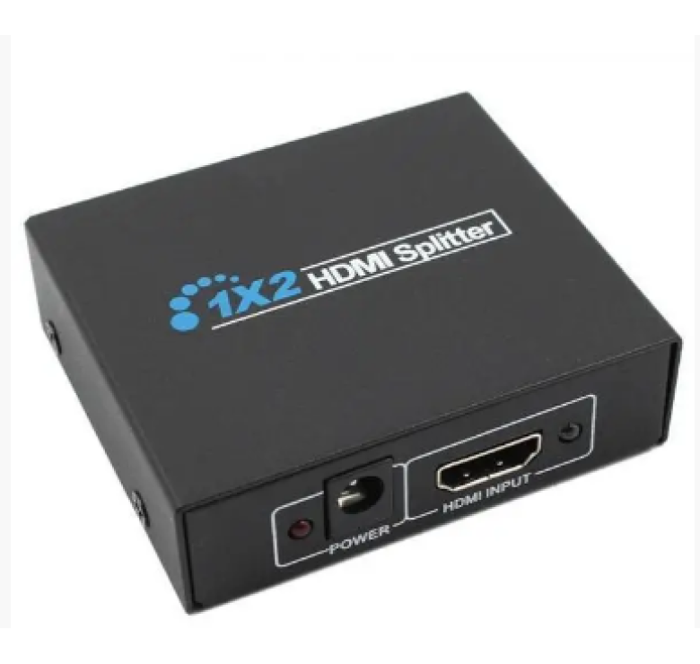 HDMI розгалужувач на 2 порти HDMI SPLITTER 1 in 2 / Чорний