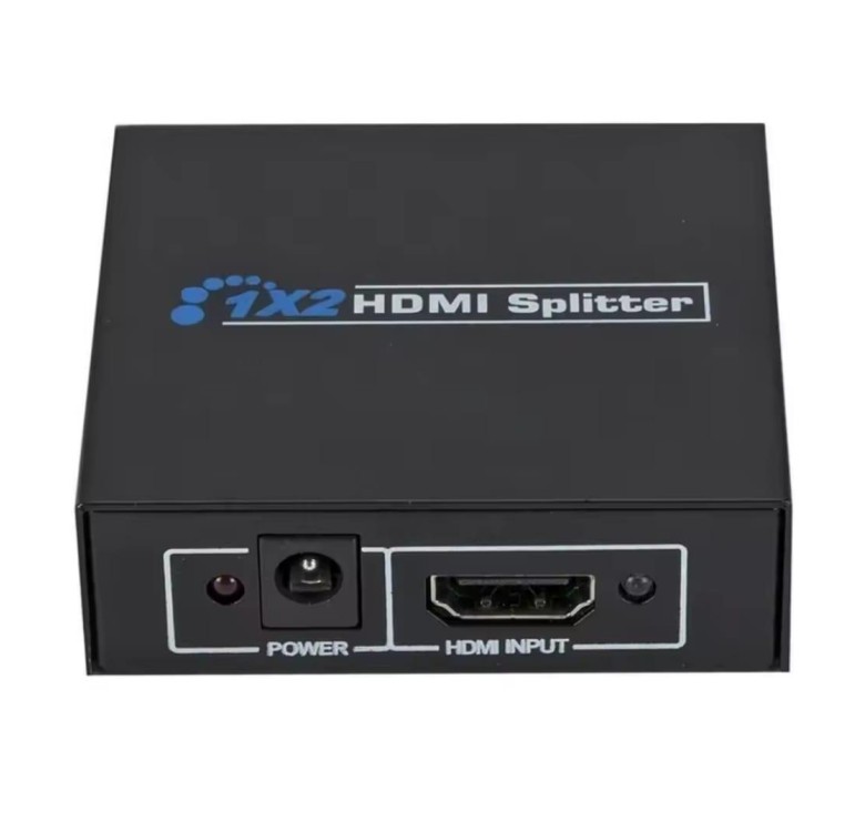 HDMI розгалужувач на 2 порти HDMI SPLITTER 1 in 2 / Чорний