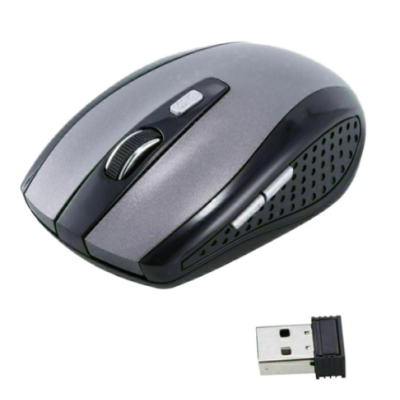 Беспроводная мышка Wireless Mouse G-109 / Комп'ютерна мишка бездротова 2.4GHz / Черный-Серый