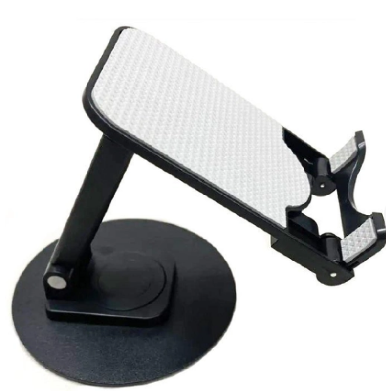 Держатель для телефона настольный 9108, смартфона / компактная подставка для телефона / Черный
