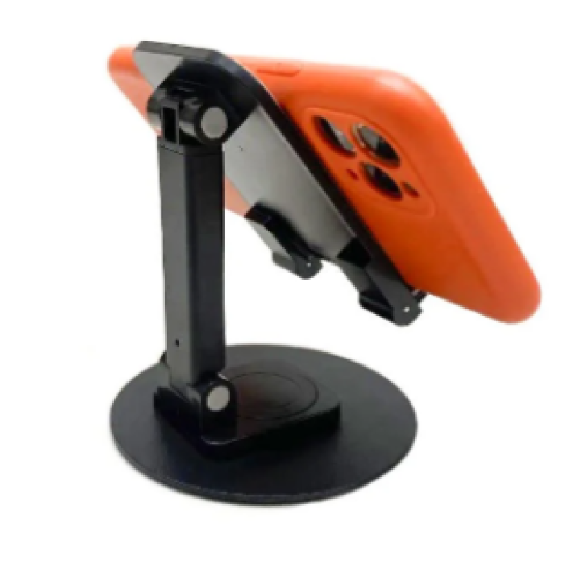 Держатель для телефона настольный 9108, смартфона / компактная подставка для телефона / Черный