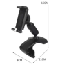 Автомобільний тримач для телефону HOLDER car Dashboard (8053) 4-6.2 дюймів /підставка для смартфону /Чорний