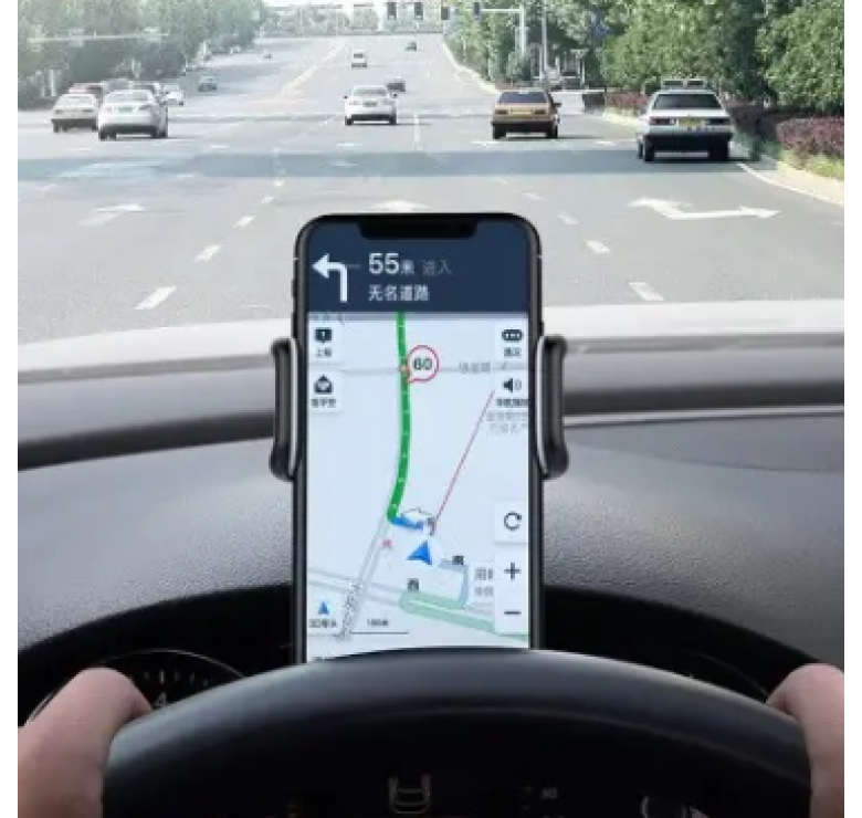 Автомобільний тримач для телефону HOLDER car Dashboard (8053) 4-6.2 дюймів /підставка для смартфону /Чорний